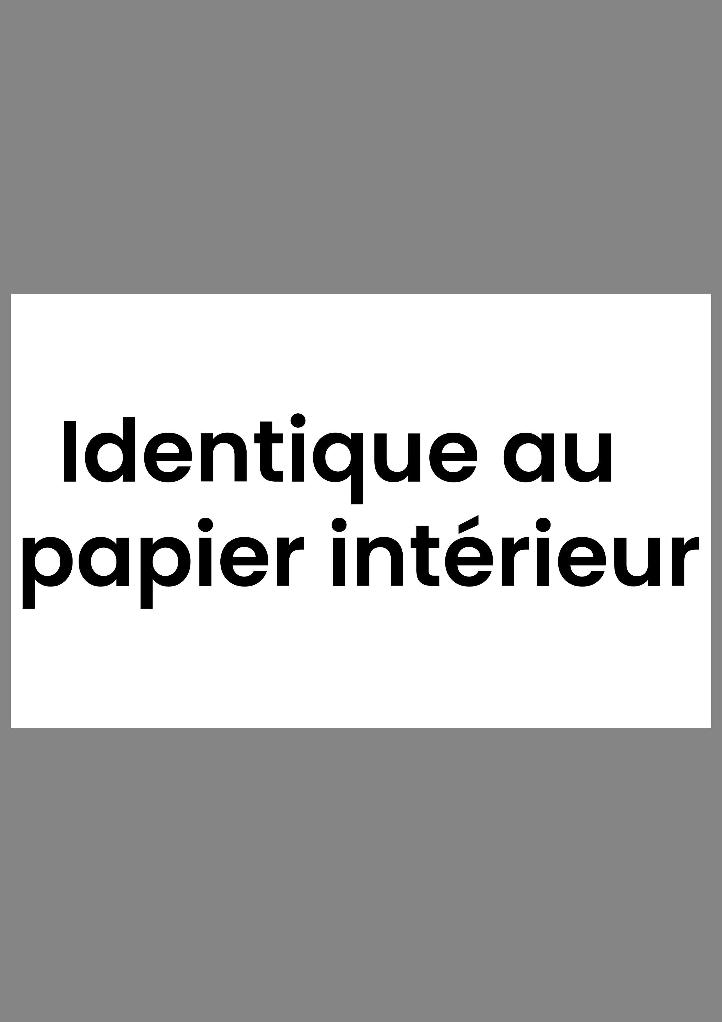 Papier de couverture